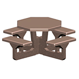 CAD Drawings Petersen Manufacturing Company, Inc. OTS Series Picnic Tables